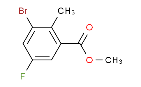 Methyl 3-bromo-5-fluoro-2-methylbenzoate