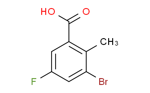 3-Bromo-5-fluoro-2-methylbenzoic acid