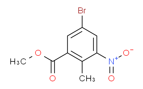 methyl 5-bromo-2-methyl-3-nitro-benzoate