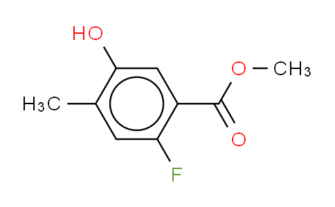 2-氟-4-甲基-5-羟基苯甲酸甲酯
