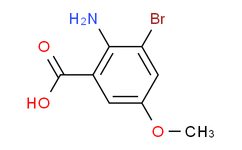 2-氨基-3-溴-5-甲氧基苯甲酸
