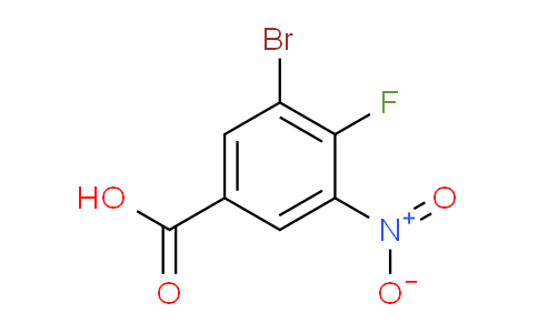 3-溴-4-氟-5-硝基苯甲酸