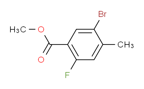 Methyl 5-bromo-2-fluoro-4-methylbenzoate