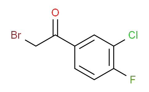 2-bromo-1-(3-chloro-4-fluorophenyl)ethanone