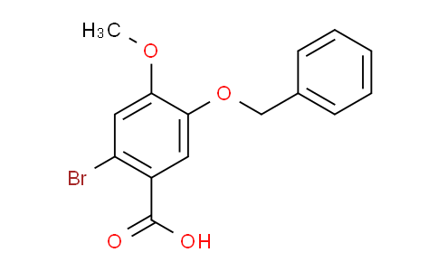 2-BROMO-4-METHOXY-5-(BENZYLOXY)BENZOIC ACID