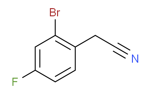 (2-bromo-4-fluorophenyl)acetonitrile