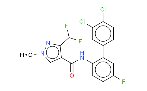 N-(3',4'-dichloro-5-fluorobiphenyl-2-yl)-3-(difluoromethyl)-1-methyl-1H-pyrazole-4-carboxamide