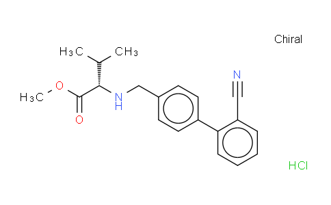 N-[(2'-cyano[1,1'biphenyl]-4-yl)methyl]-methyl ester L-valine monohydrochloride
