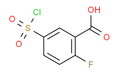 5-(chlorosulfonyl)-2-fluorobenzoic acid