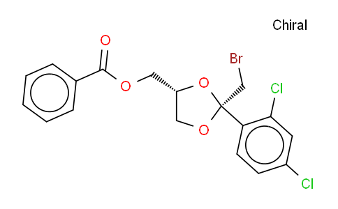 Cis-苯甲酸-[2-溴甲基-2-(2,4-二氯苯基)-1,3-二氧戊环-4-基]甲酯
