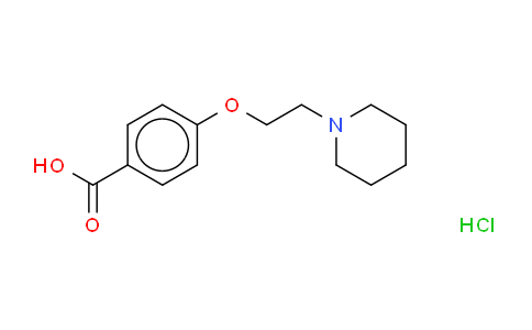4-[2-(1-哌啶)-乙氧基]苯甲酸盐酸盐