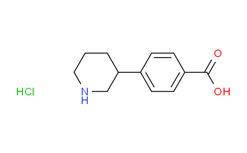 4-(piperidin-3-yl)benzoic acid hydrochloride
