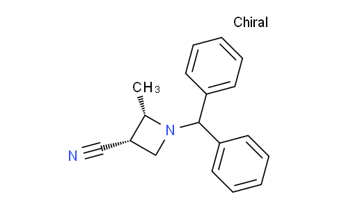 cis-1-(diphenylmethyl)-2-methylazetidine-3-carbonitrile