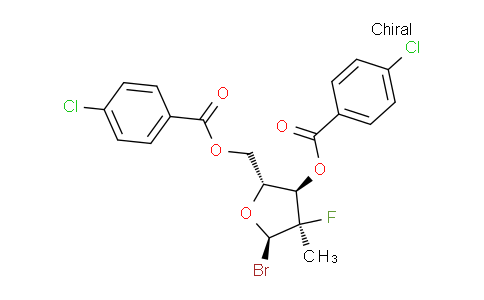 [(2R,3R,4R,5R)-5-BROMO-3-(4-CHLOROBENZOYLOXY)-4-FLUORO-4-METHYLOXOLAN-2-YL]METHYL 4-CHLOROBENZOATE