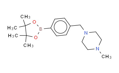 1-methyl-4-{[4-(tetramethyl-1,3,2-dioxaborolan-2-yl)phenyl]methyl}piperazine