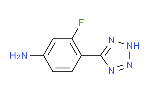 3-fluoro-4-(2H-1,2,3,4-tetrazol-5-yl)aniline