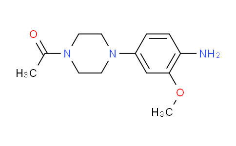 1-[4-(4-amino-3-methoxyphenyl)piperazin-1-yl]ethan-1-one