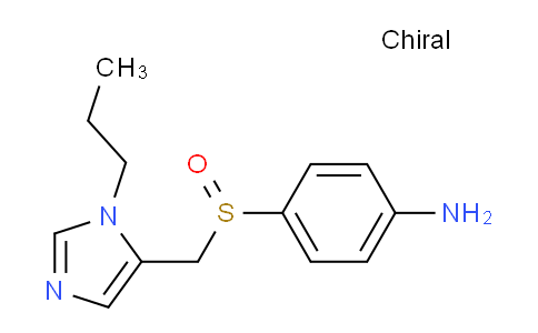 4-[(S)-(1-propyl-1H-imidazol-5-yl)methanesulfinyl]aniline