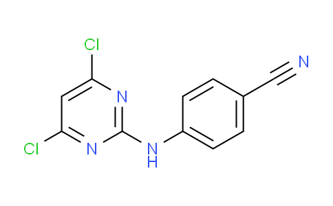 4-[(4,6-dichloropyrimidin-2-yl)amino]benzonitrile