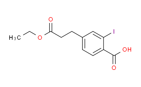 AS21708 | Ethyl 4-carboxy-3-iodophenylpropanoate
