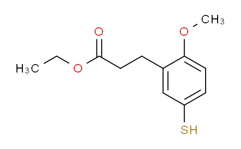 AS21719 | Ethyl 5-mercapto-2-methoxyphenylpropanoate