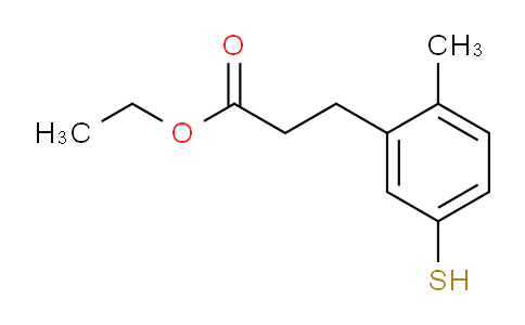 AS21722 | Ethyl 5-mercapto-2-methylphenylpropanoate