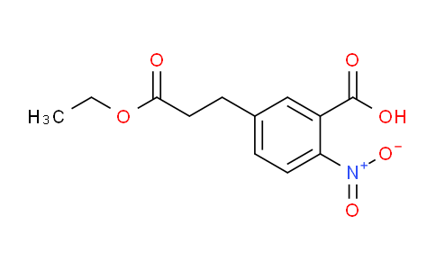 AS21748 | Ethyl 3-carboxy-4-nitrophenylpropanoate