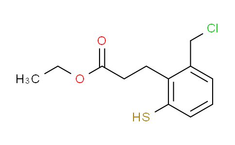 AS21759 | Ethyl 2-(chloromethyl)-6-mercaptophenylpropanoate