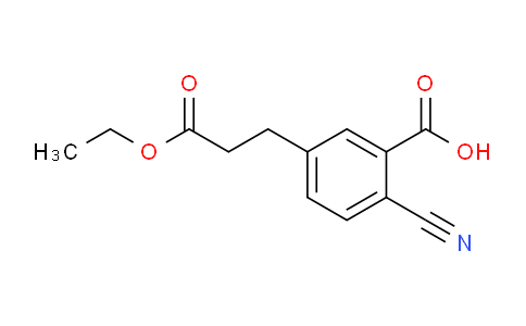 AS21766 | Ethyl 3-carboxy-4-cyanophenylpropanoate