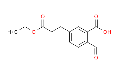 AS21779 | Ethyl 3-carboxy-4-formylphenylpropanoate