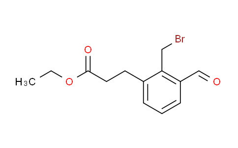 AS21791 | Ethyl 2-(bromomethyl)-3-formylphenylpropanoate