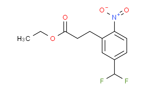 AS21802 | Ethyl 5-(difluoromethyl)-2-nitrophenylpropanoate