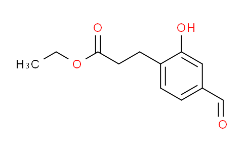 AS21806 | Ethyl 4-formyl-2-hydroxyphenylpropanoate