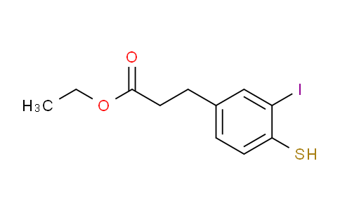 AS21809 | Ethyl 3-iodo-4-mercaptophenylpropanoate
