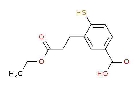 AS21811 | Ethyl 5-carboxy-2-mercaptophenylpropanoate