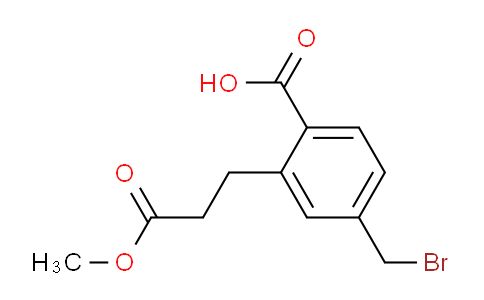 AS21813 | Methyl 5-(bromomethyl)-2-carboxyphenylpropanoate