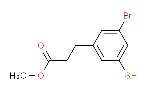 AS21815 | Methyl 3-bromo-5-mercaptophenylpropanoate