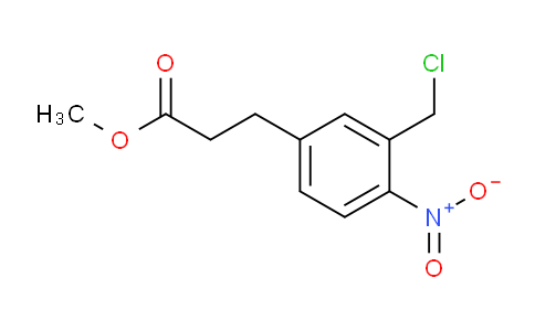 AS21819 | Methyl 3-(chloromethyl)-4-nitrophenylpropanoate