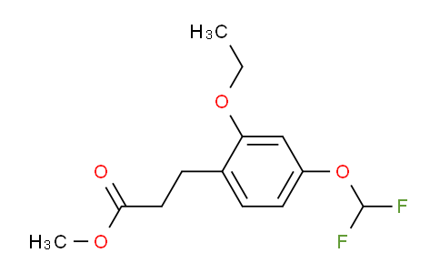 AS21820 | Methyl 4-(difluoromethoxy)-2-ethoxyphenylpropanoate