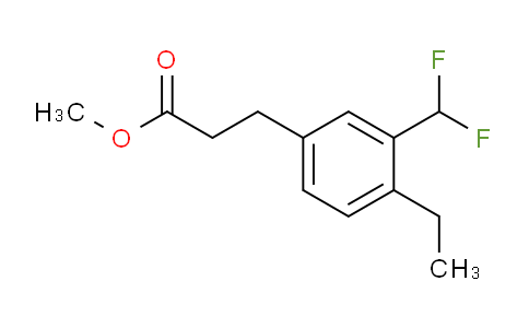 AS21822 | Methyl 3-(difluoromethyl)-4-ethylphenylpropanoate