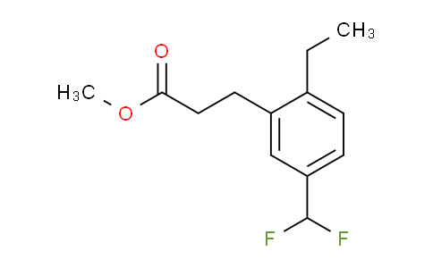AS21824 | Methyl 5-(difluoromethyl)-2-ethylphenylpropanoate