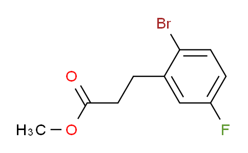 AS21828 | Methyl 3-(2'-bromo-5'-fluorophenyl)propionate