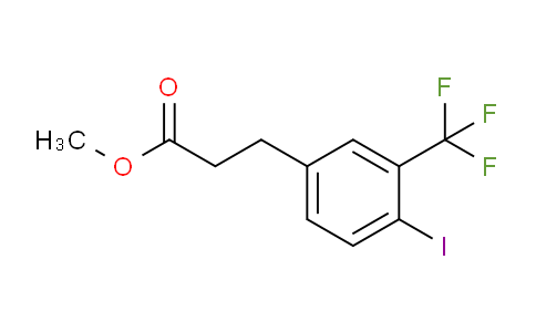 AS21833 | Methyl 3-(4'-iodo-3'-(trifluoromethyl)phenyl)propionate