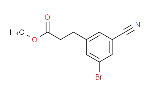 AS21837 | Methyl 3-bromo-5-cyanophenylpropanoate