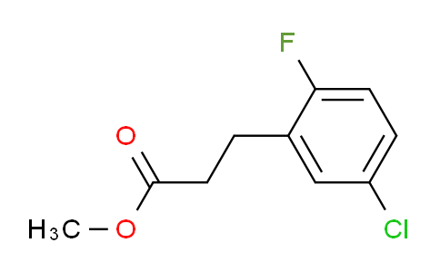 AS21879 | Methyl 3-(5'-chloro-2'-fluorophenyl)propionate