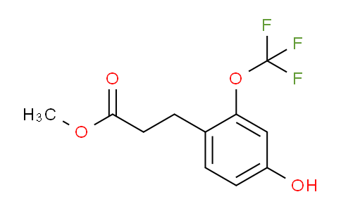 AS21890 | Methyl 3-(4'-hydroxy-2'-(trifluoromethoxy)phenyl)propionate