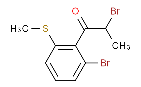 AS21938 | 2-Bromo-1-(2-bromo-6-(methylthio)phenyl)propan-1-one