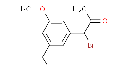 AS21951 | 1-Bromo-1-(3-(difluoromethyl)-5-methoxyphenyl)propan-2-one