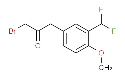 AS21952 | 1-Bromo-3-(3-(difluoromethyl)-4-methoxyphenyl)propan-2-one