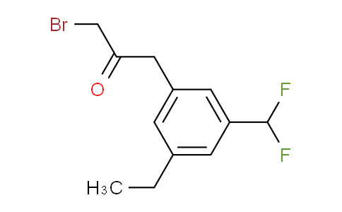 AS21958 | 1-Bromo-3-(3-(difluoromethyl)-5-ethylphenyl)propan-2-one